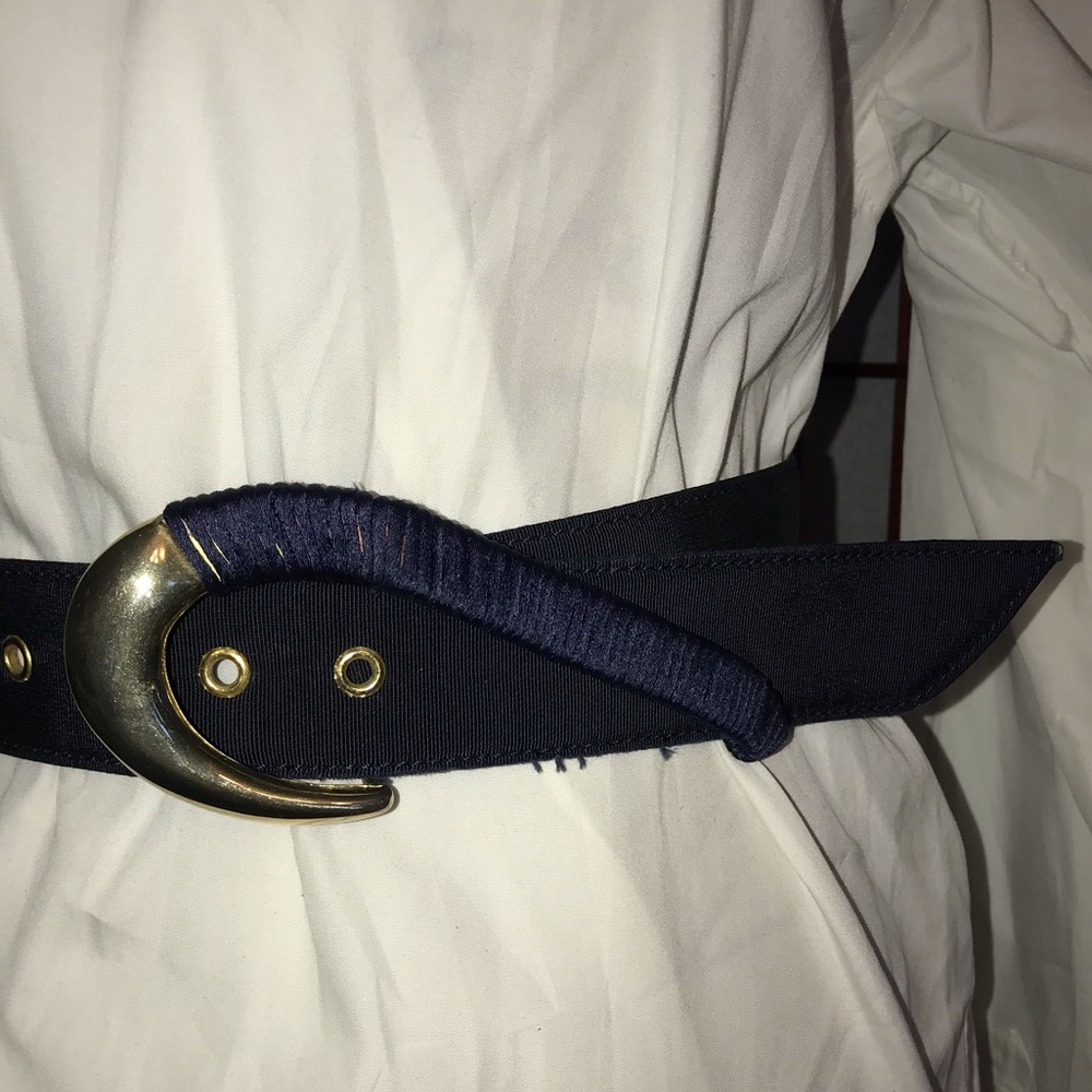 Beautiful Blue Belt made by “Jenny” size 40